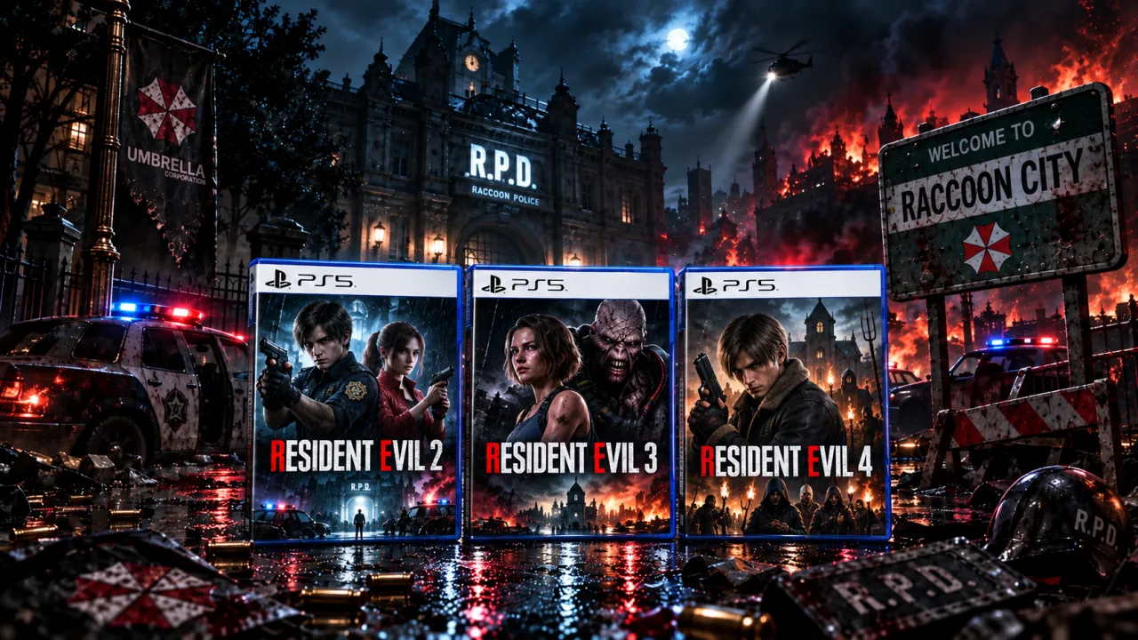 Кошмарът продължава: Resident Evil 2, 3 и 4 вече за PlayStation 5!